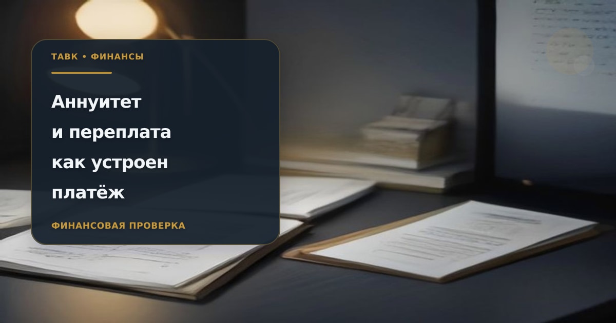 Иллюстрация к статье «Аннуитетный платёж: как устроена переплата по кредиту»