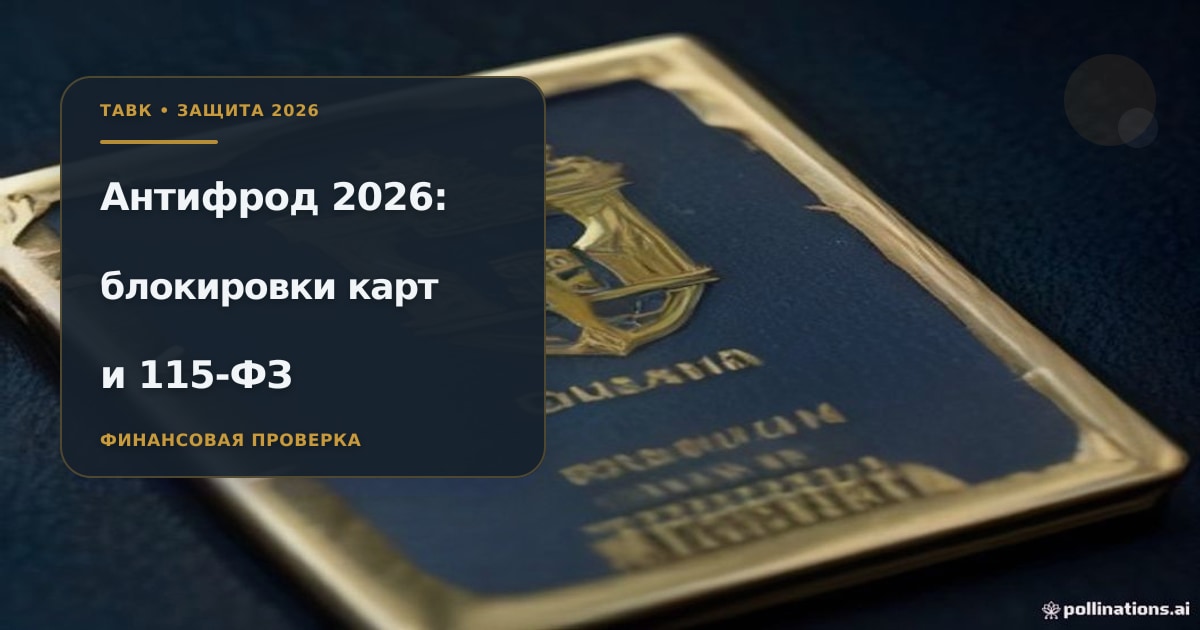 Иллюстрация к статье об антифроде, блокировке переводов и проверках по 115-ФЗ