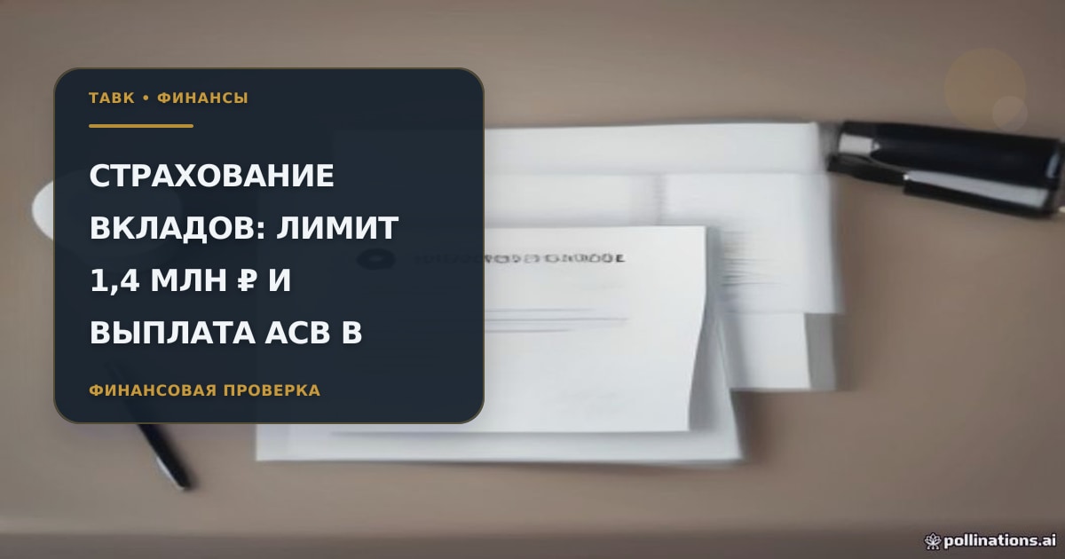 Иллюстрация к статье о страховании вкладов в 2026 году и лимите выплат АСВ