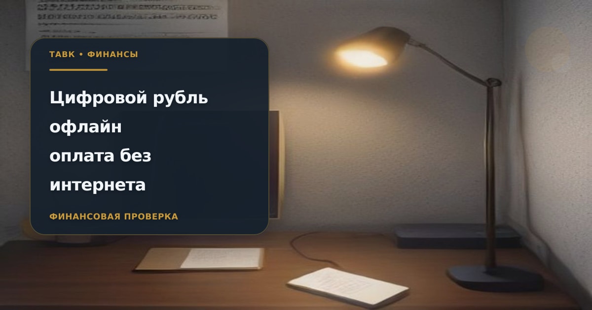 Иллюстрация к статье «Цифровой рубль офлайн: оплата без интернета и риски»