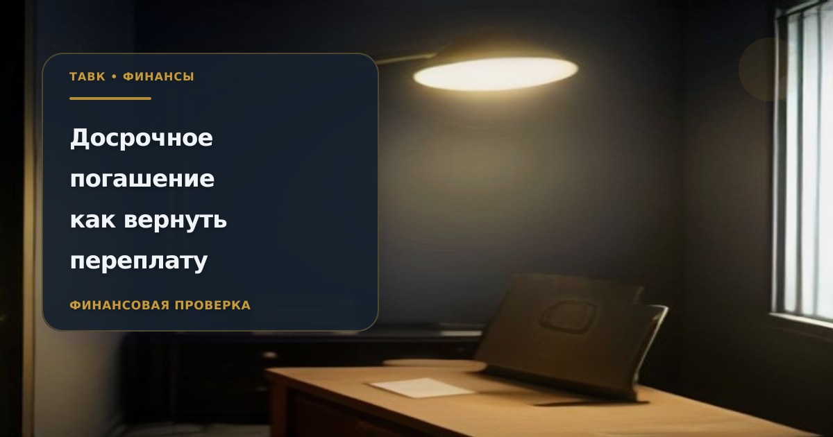 Иллюстрация к статье «Досрочное погашение кредита: как вернуть часть переплаты»