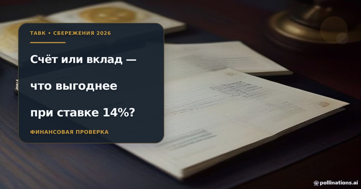 Иллюстрация к статье о сравнении накопительного счёта и срочного вклада в 2026 году