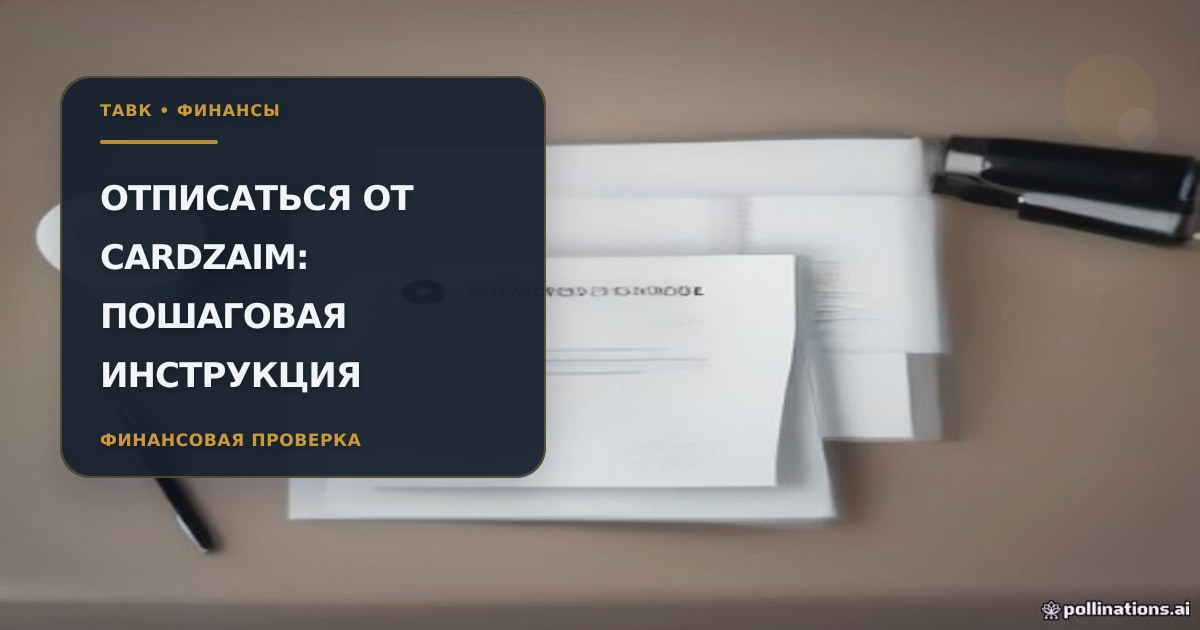 Иллюстрация к статье «Как отписаться от Cardzaim и вернуть деньги»
