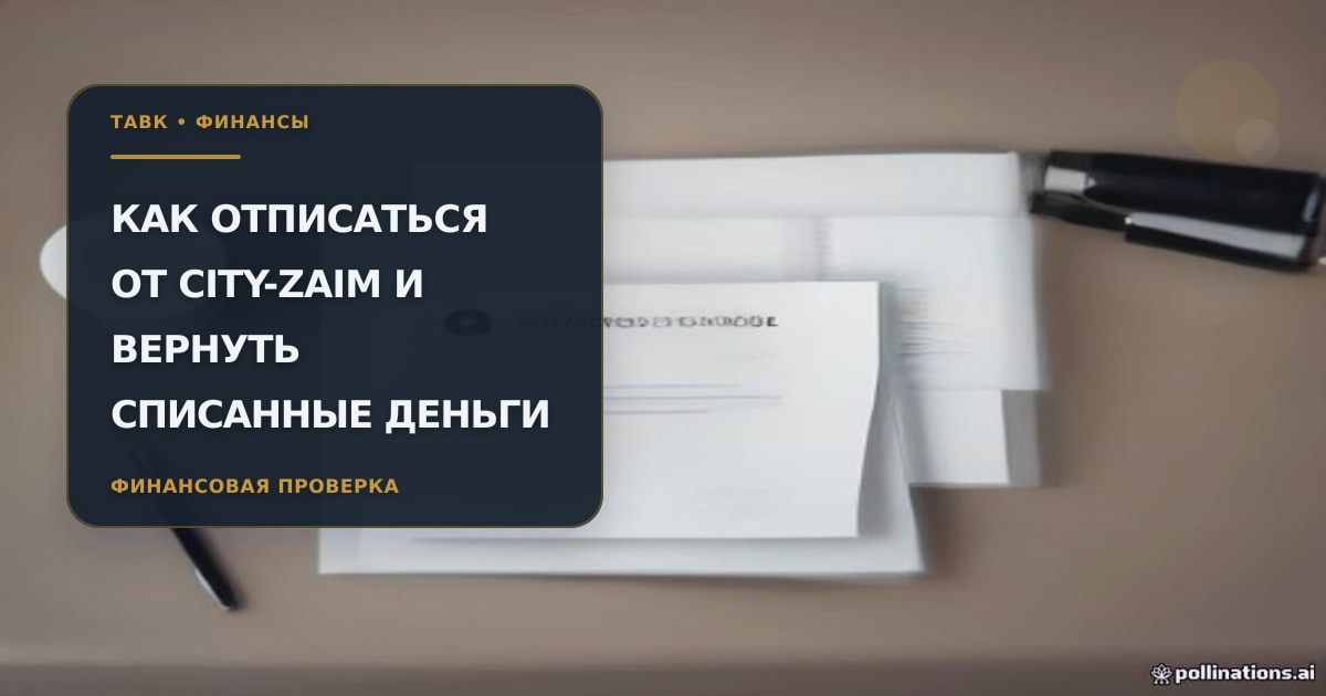 Иллюстрация к статье «Как отписаться от платных подписок City-zaim»