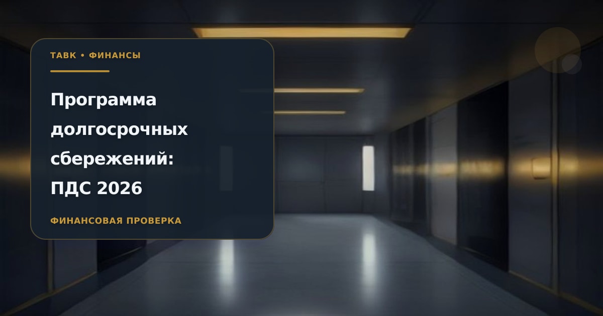 Иллюстрация к статье о программе долгосрочных сбережений (ПДС) в 2026 году