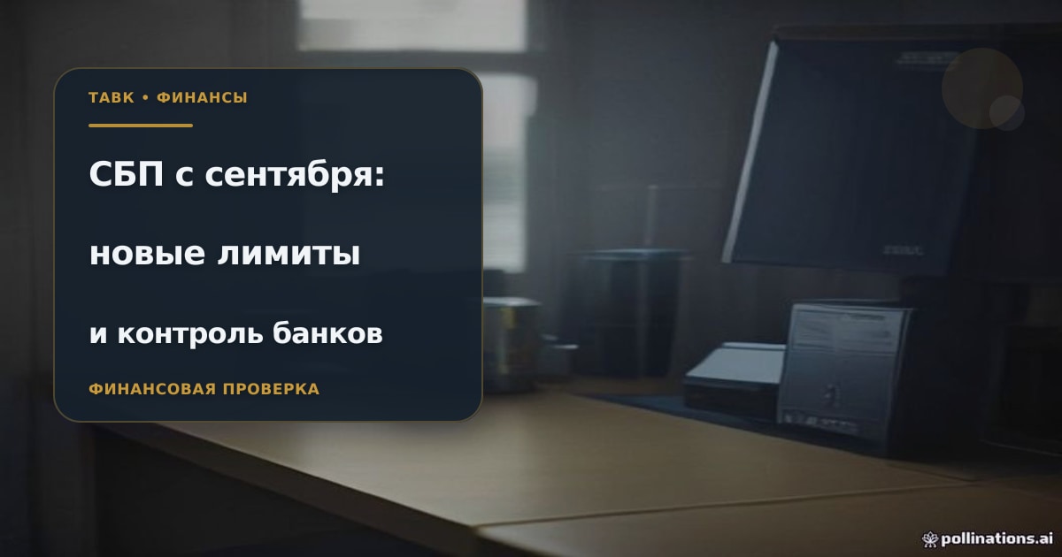 Инфографика правил и лимитов переводов через СБП и карты с сентября 2026 года
